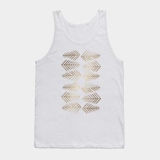 Pine trees - gold Tank Top